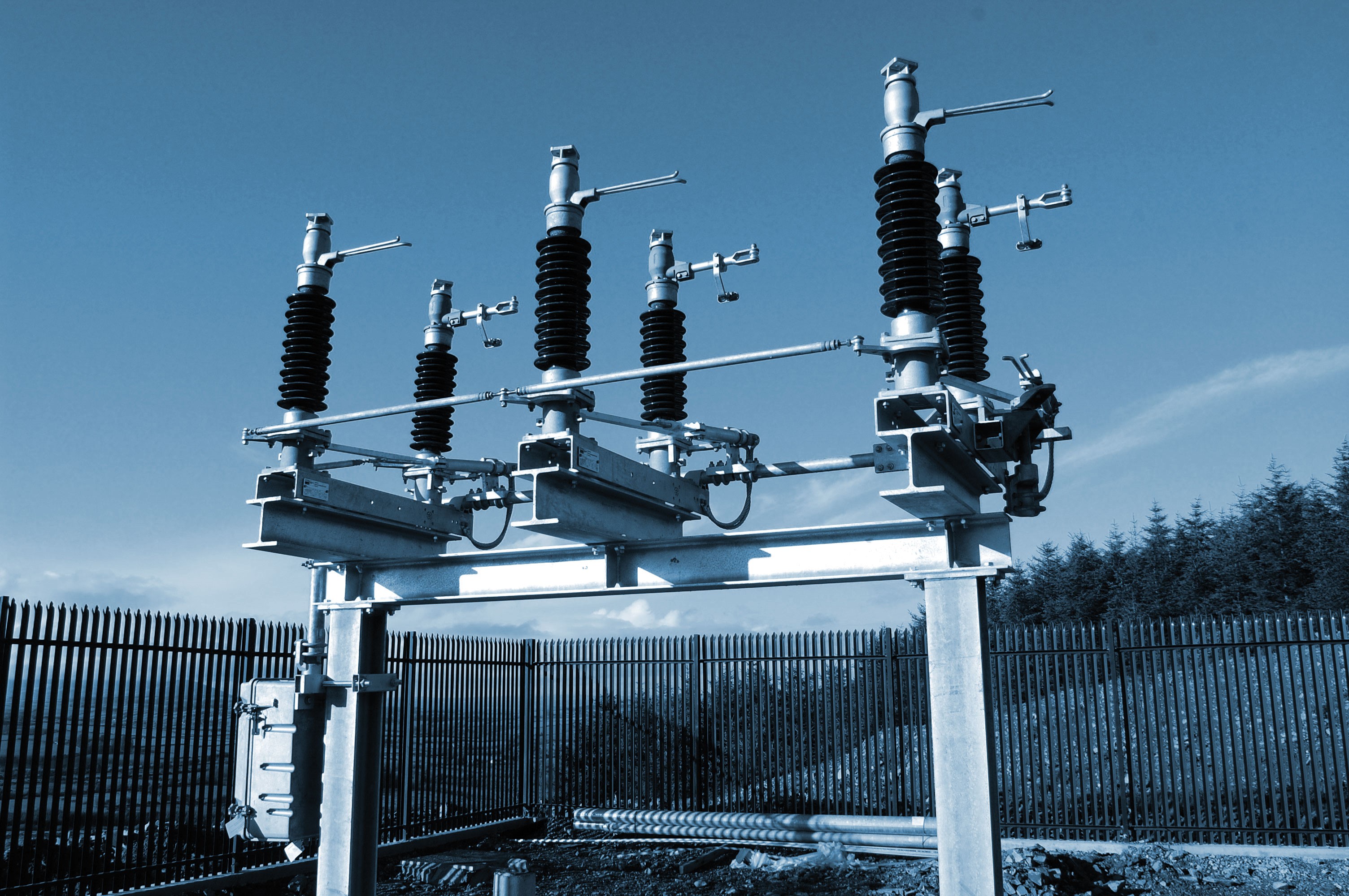 Umspannwerk und Hochspannungsanlage für 100 kV bis 400 kV